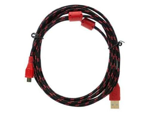 Scuf MicroB zu USB-A Ladekabel 3 m, rot