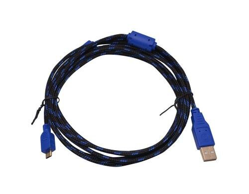 Scuf MicroB zu USB-A Ladekabel 3 m, blau