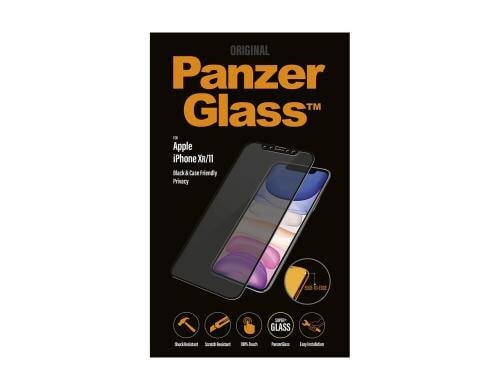 Panzerglass Displayschutz CF Privacy black für iPhone 11, privacy