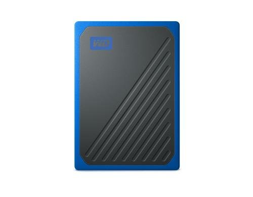 SSD WD My Passport Go, 500GB, USB 3.0, blau USB 3.0, 400MBs, WD Backup, schwarz-blau