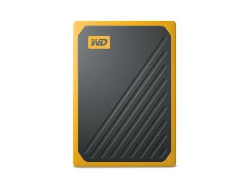 SSD WD My Passport Go, 500GB, USB 3.0, gelb USB 3.0, 400MBs, WD Backup, schwarz-gelb