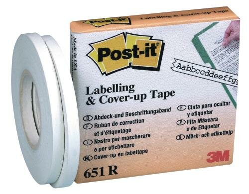 3M Post-it Abdeck- und Beschriftungsband 2 Rolle, 4.2 mm x 17.7 m