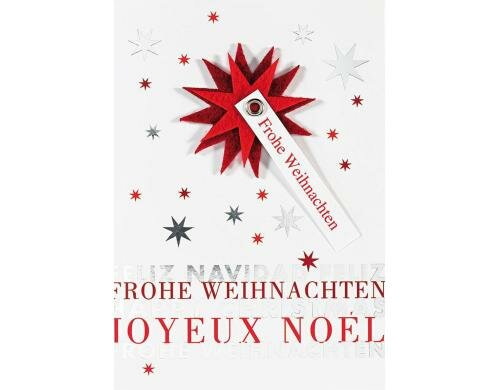 Perleberg Glückwunschkarte Weihnachten Format: C6, Anlass: Weihnachten