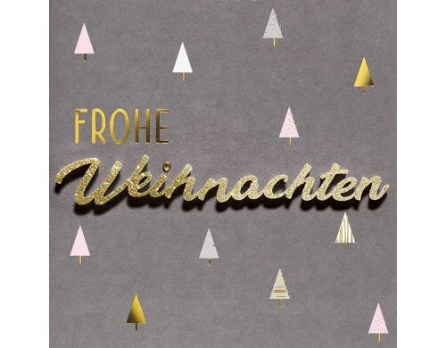 Perleberg Glückwunschkarte Weihnachten Format: C6, Anlass: Weihnachten