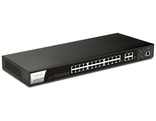Draytek VigorSwitch G-2280 : 24 Port PoE managed, 4x SFP/R-J45 Combo Ports