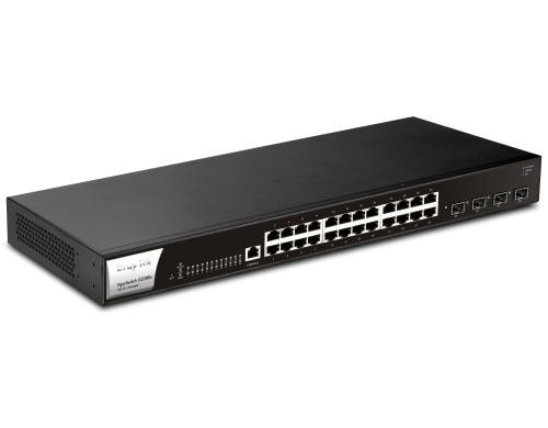 Draytek VigorSwitch G2280X: 24 Port PoE managed, 4x 10G SFP+,128 Gbps Capacity