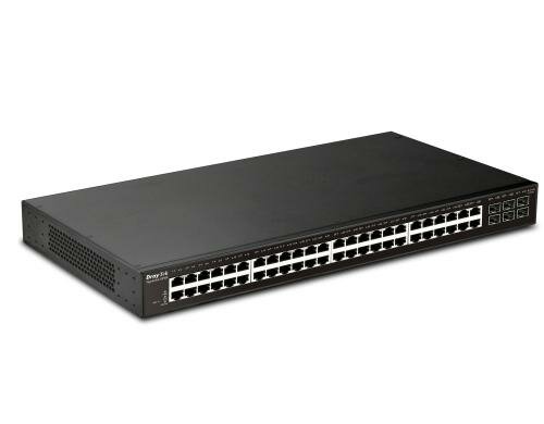 Draytek VigorSwitch G-2500 : 44 Port managed, 4x SFP/Ethernet Combo Ports