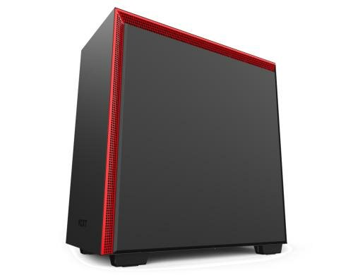 NZXT H710 Schwarz/Rot 3+1 3.5, 5x2.5,1x USB3.1 TypeC, 2x USB2.0
