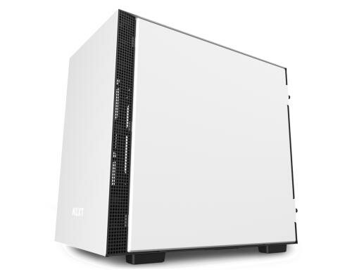 NZXT H210 Weiss/Schwarz 1x3.5, 3+1x 2.5, je 1x USB3.1 Type A+C