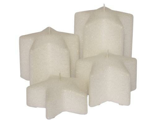 Herzog 4er Set Lumi Stern Ø 90 mm Höhen: 40, 60, 80, 100 mm weiss 3