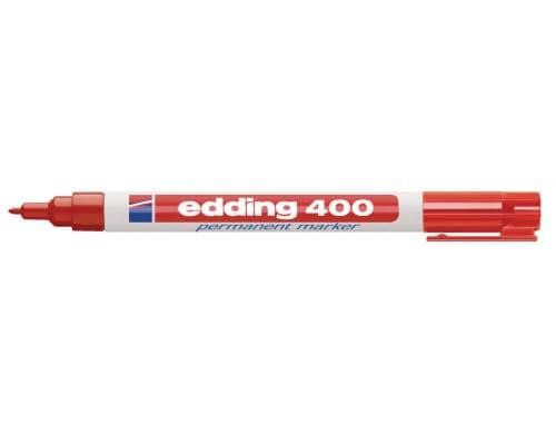Edding Permanent  Marker 400, rot 1 Stk., Strichbreite ca. 1 mm