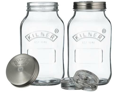 Kilner Fermentationsgläser 2er Set 1 Liter