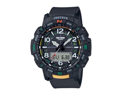 Casio Pro Trek PRT-B50-1ER Herren, Analog/Digital, Resin