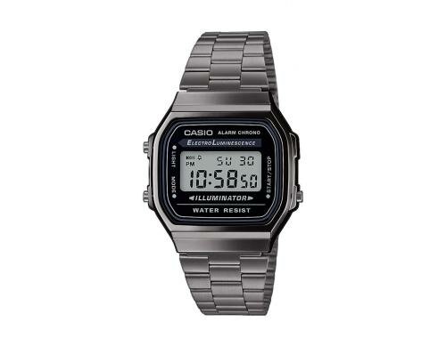 Casio A168WEGG-1AEF Unisex, Digital, Edelstahlarmband