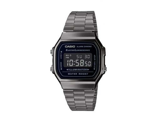 Casio A168WEGG-1BEF Unisex, Digital, Edelstahlarmband