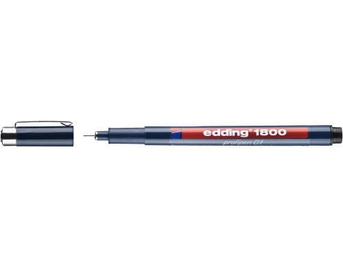 Edding Profipen 1800 0,25 mm schwarz