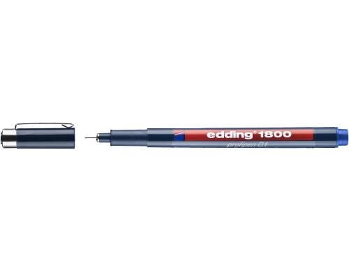 Edding Profipen 1800 0,25 mm blau