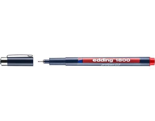 Edding Profipen 1800 0,35mm rot