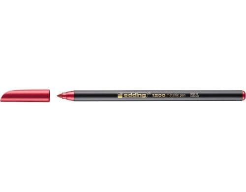 Edding Fasermaler 1200 Met rot-met.