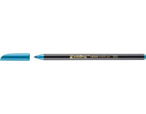 Edding Fasermaler 1200 Met blau-met.