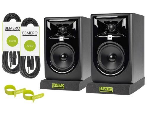 JBL LSR 305P MkII Kit 2 2x  LSR 305P MK2 mit Iso Pads und Kabel