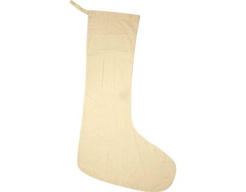 Creativ Company Weihnachtsstrumpf XL 80 x 30 cm, 100% Baumwolle