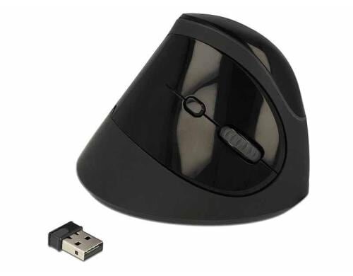 Delock 12599 Ergonomische USB Maus vertikal, kabellos