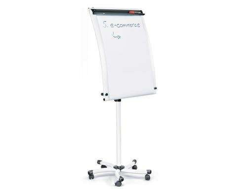 Legamaster WHITETEC mobile Flipchart mobil, lackierte Oberfläche