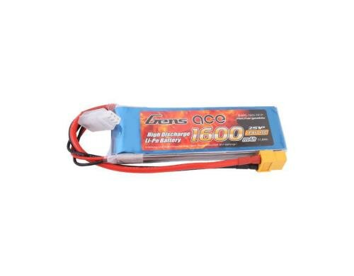 Gens LiPo-Akku 7.4V 1600mAh 40C 2S1P 103x34x15 mm 106g XT60