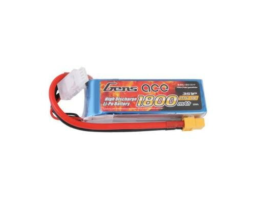 Gens LiPo-Akku 11.1V 1800mAh 40C 2S1P 89x31x25 mm 163g XT60