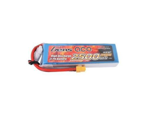 Gens LiPo-Akku 14.8V 2500mAh 25C 4S1P 136x43x26 mm 303g XT60