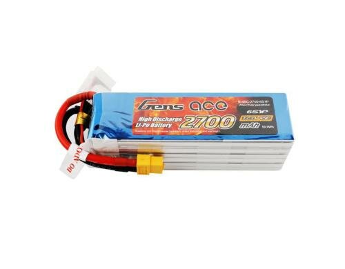 Gens LiPo-Akku 22.2V 2700mAh 45C 6S1P 123x38x38 mm 404g XT60