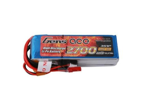 Gens LiPo-Akku 11.1V 2700mAh TX 3S1P 93x31x24 mm 200g Futaba