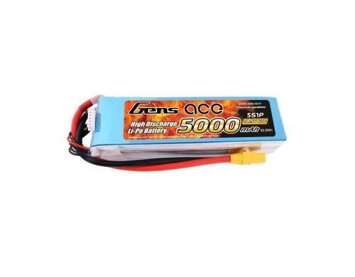 Gens LiPo-Akku 18.5V 5000mAh 60C 6S1P 161x45x37 mm 594g XT90