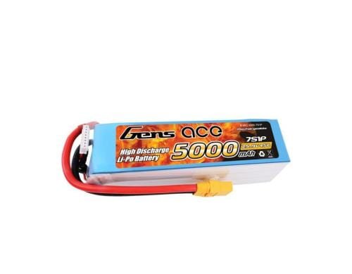 Gens LiPo-Akku 25.9V 5000mAh 45C 7S1P 161x46x51 mm 805g XT90