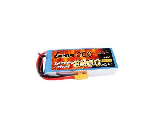 Gens LiPo-Akku 18.5V 8000mAh 25C 5S1P 171x66x38 mm 921g XT90