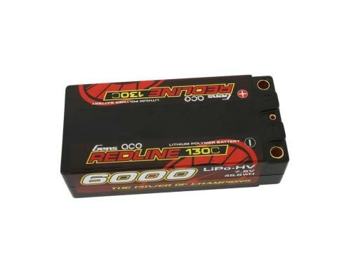 Gens LiHV-Akku 7.6V 6000mAh 130C 2S2P HC65 96x46x25 mm 220g
