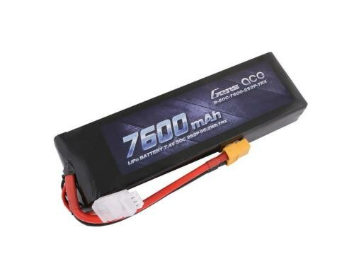 Gens LiPo-Akku 7.4V 7600mAh 50C 2S2P TRX 153x47x29 mm 392g XT60