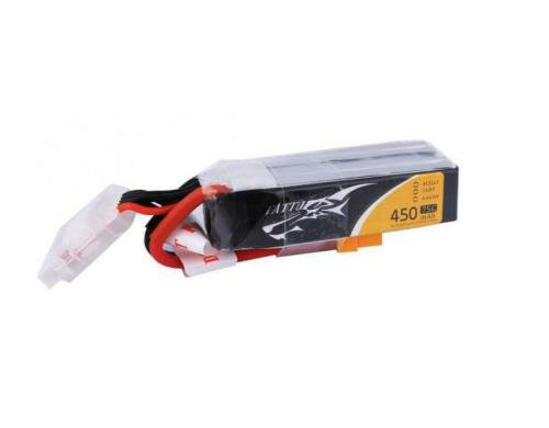 Tattu LiPo-Akku 14.8V 450mAh 75C 4S1P 65x17x17 mm 58g XT30