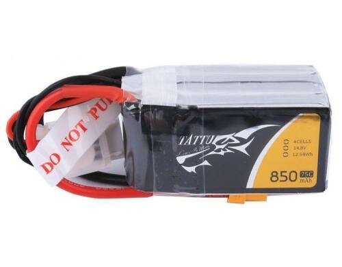 Tattu LiPo-Akku 14.8V 850mAh 75C 4S1P 61x30x31 mm XT30