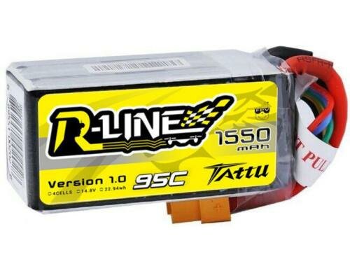 Tattu LiPo-Akku 14.8V 1550mAh 95C 4S1P RL 72x35x36 mm 193g XT60