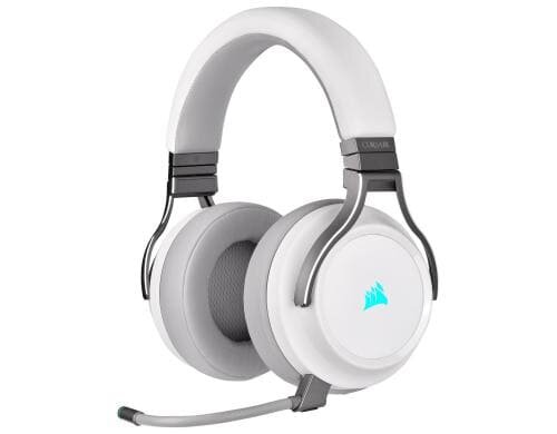Corsair Virtuoso RGB Kabellos Weiss Gaming Headset 7.1, RGB, Hi-Fi, weiss