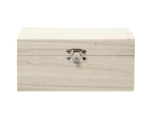 Creativ Company Holz Truhe 16.5 x 11 x 8.55 cm, Kaiserbaum