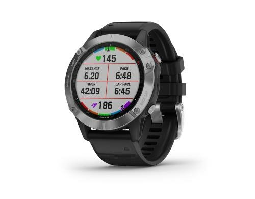 Garmin fenix 6 Silver w/Black Band (no MAP/Music)
