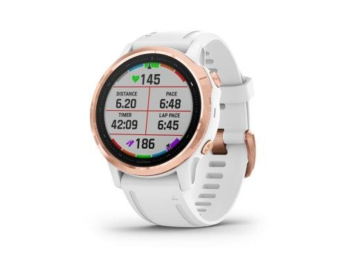 Garmin fenix 6S PRO Rose Gold w/White Band (Glass)