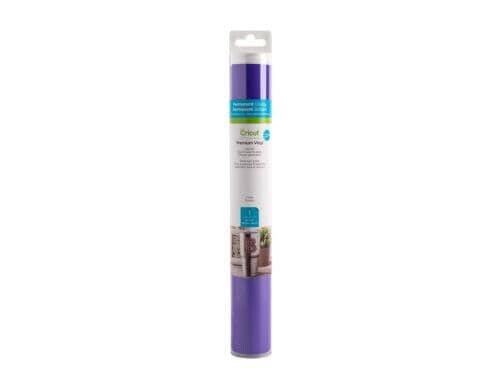 Cricut Vinylfolie Premium permanent haftend 1 Rolle à 30.5 x 122 cm, Violett
