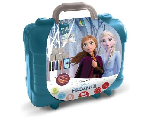 Multiprint Travel Set Frozen II 5 Stempel+Kissen+10 Farbstifte+Sticker+Book