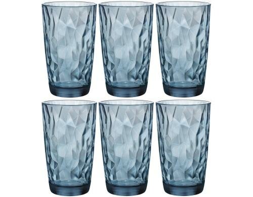 Rocco Bormioli Longdrinkbecher 47cl 6tlg. blau