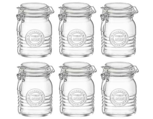 Rocco Bormioli Einmachglas 0.75l 6tlg Off mit Bügelverschluss