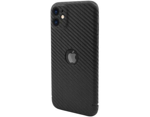 Nevox Carbon Cover Logo Window für iPhone 11